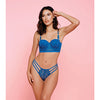 Anastasia Lace Bra & Thong Blue SM