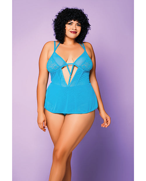 Dark in Love Teddy Teal 3X