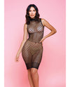 Fishnet Ride or Die Dress Black O/S