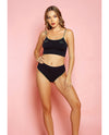 Toxic Traits Seamless Bra & Hipster Panties Black O/S