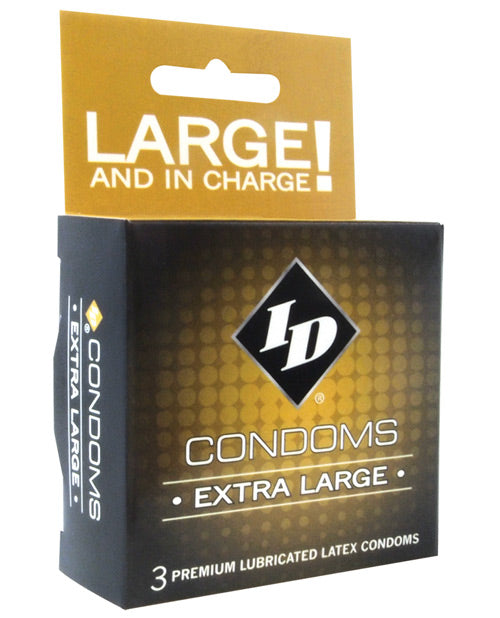 NO ETA ID Extra Large Condoms - Box of 3