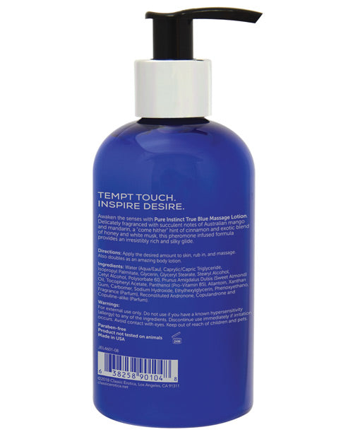 Pure Instinct Pheromone Massage Lotion - 8 oz