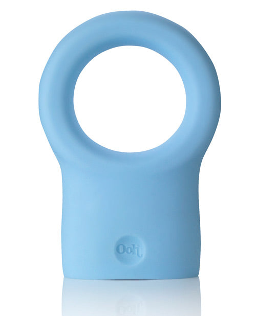 Ooh by Je Joue Mini Cock Ring (Motor Sold Separately JJMMO-WH) - Blue