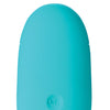 Ooh by Je Joue Vibrating Mini Pebble (Motor Sold Separately JJMMO-WH) - Turquoise
