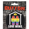 3" Button Men - Love Wins