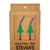 Tree Reusable Stainless Steel (Dishwasher Safe) Straws - Pack of 2
