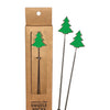 Tree Reusable Stainless Steel (Dishwasher Safe) Swizzle Stick - Pack of 2