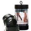 KinkLab Leather Ankle Cuffs - Black