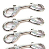 KinkLab Nickel Plated Snap Hooks - Pack of 4