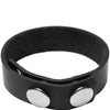 KinkLab Leather 3 Snap Cock Ring