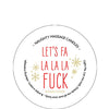 Kama Sutra Mini Massage Holiday Candle - 1.7 oz Let's Fa La La