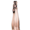 Kix'ies Ruby Cuban Heel Thigh High Nude A