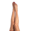 Kix'ies Claudia Large Net Fishnet Thigh Highs Red B
