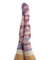 Kix'ies Madisen Tie Die Thigh High Blue/Purple B