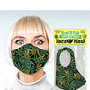 Super Fun Pot Leaf Print Mask