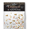 Glitterati Penis Party Napkins - Pack of 8