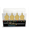 Happy Fucking Birthday FU Candle Set