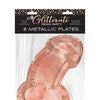 Glitterati Penis Plates - Rose Gold