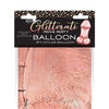 Glitterati Penis 3ft Mylar Balloon - Rose Gold