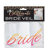 Glitterati Bride Veil - Rose Gold/White