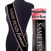 Same Penis Sash