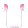 =Lovense Gemini Vibrating Nipple Clamps - Pink