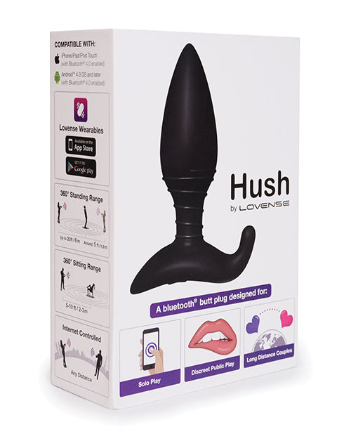 Lovense Hush Butt Plug - Assorted Sizes