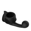 Lovense Domi Flexible Rechargeable Mini Wand Female Attachment - Black