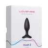 Lovense Hush 2 1.5" Butt Plug - Black