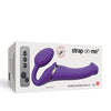 Strap On Me Vibrating Bendable M Strapless Strap On - Purple