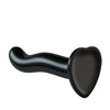 Strap On Me Silicone P&G Spot Dildo - Medium Black
