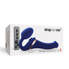 Strap On Me Multi Orgasm Bendable Strapless Strap On Small - Night Blue