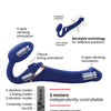 Strap On Me Multi Orgasm Bendable Strapless Strap On Medium - Night Blue