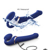 Strap On Me Multi Orgasm Bendable Strapless Strap On Medium - Night Blue