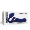Strap On Me Multi Orgasm Bendable Strapless Strap On Large - Night Blue