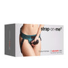 Strap On Me Leatherette Curious Harness - Metallic  Green