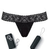 Love to Love Secret Vibrating Panty - Black