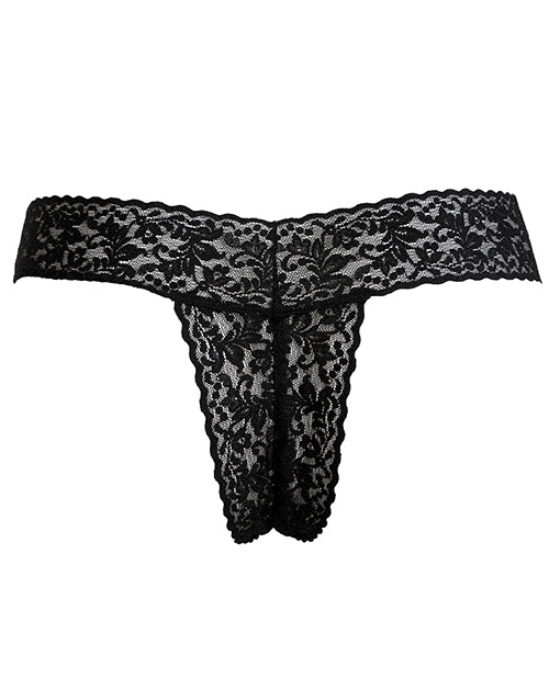 Love to Love Secret Vibrating Panty - Black