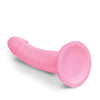 Love to Love Curved Suction Cup Dildolls Glitzy - Glitter Pink