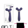 Love to Love Fireball Forked Vibrator - Midnight Indigo
