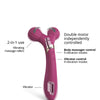 Love to Love Fireball Forked Vibrator - Plum Star