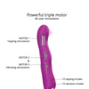 =Love to Love Swap Tapping Vibrator - Sweet Orchid