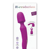 Love to Love R-Evolution Rotating Wand w/Two Attachments - Sweet Orchid