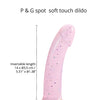 Love to Love Curved Suction Cup Dildolls Starlight - Pink