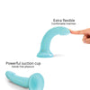 Love to Love Curved Suction Cup Dildolls Nightfall - Blue