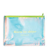 '=Love to Love Born to Shine Pouch - Acid Yellow