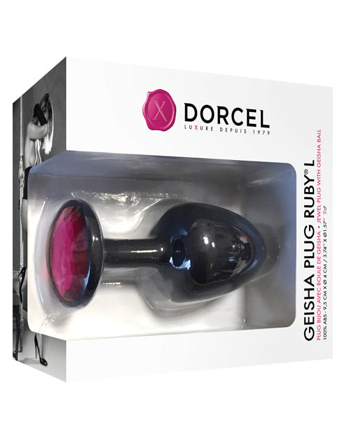 Dorcel Geisha Plug Large - 4 cm Ruby