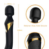 Dorcel Dual Orgasms Wand Vibrator - Black/Gold