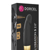 Dorcel Real Vibration S 6" Rechargeable Vibrator 2.0 - Gold