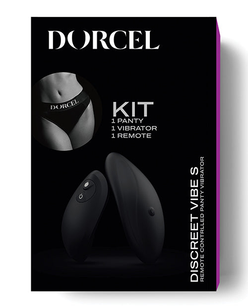 Dorcel Discreet Panty Vibe w/Panty - Black